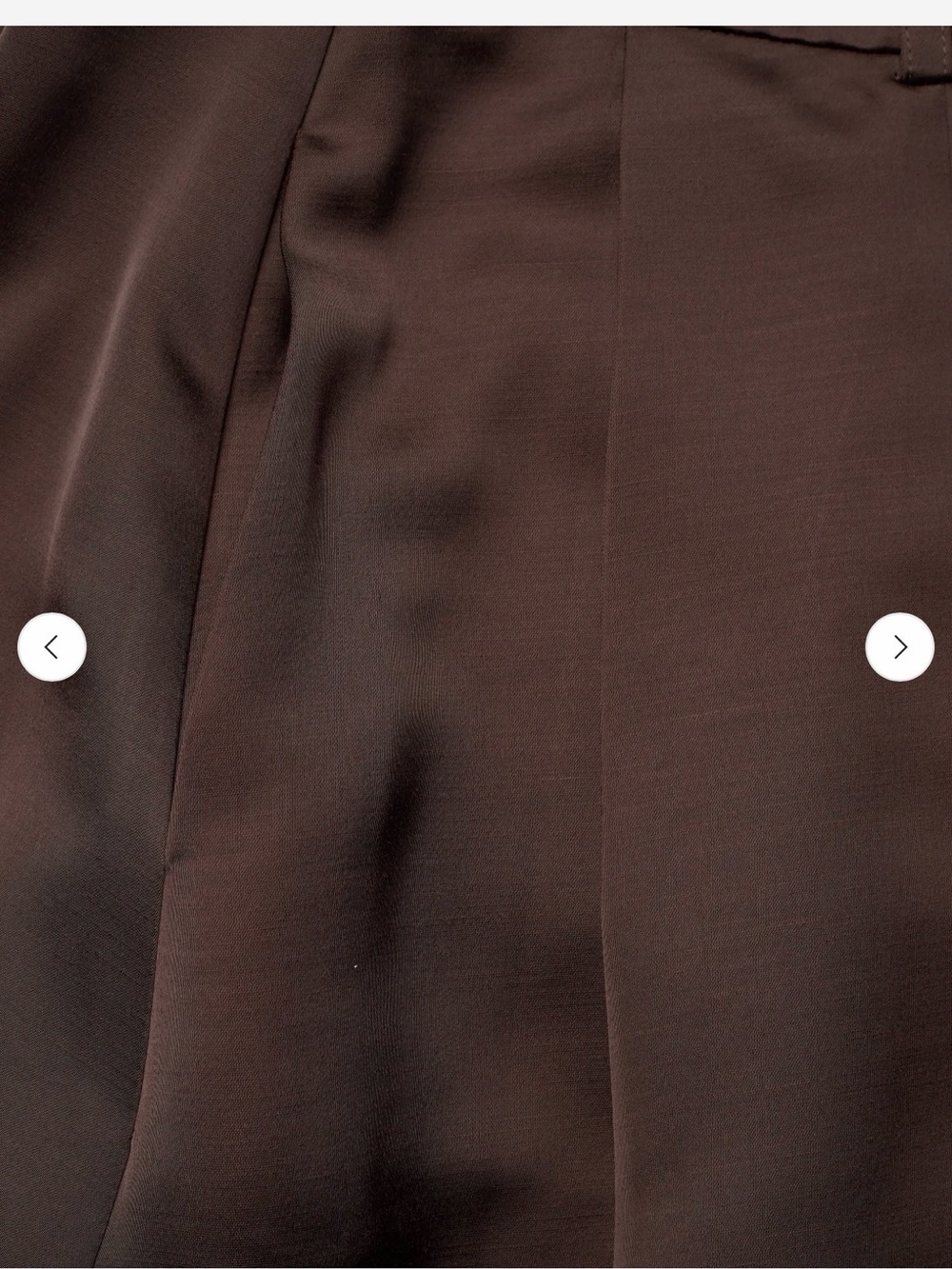 Day Birger et Mikkelsen Brown Midi Pleated Skirt Classic A-Line smart casual - Picture 7 of 7
